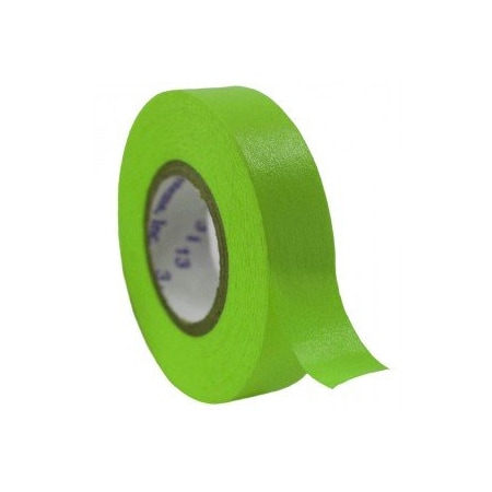 Precision Dynamics Time Tape, 3" Core, 1/2" Wide, Green, 6/cs, 6PK 512604-G